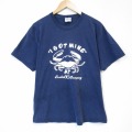 ヘインズ 00s 半袖Tシャツ カニ ネイビー メンズL相当 | 古着