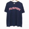 00s 半袖Tシャツ FAIRPORT ネイビー メンズXL相当 | 古着