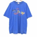 ディズニー 00s 半袖Tシャツ ブルー メンズXL相当 | 古着