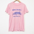 80s 半袖Tシャツ ルイジアナ ピンク メンズM相当 | 古着