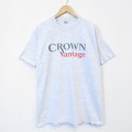フルーツオブザルーム 90s 半袖Tシャツ クラウン グレー メンズXL相当 | 古着
