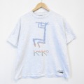 オニータ 90s 半袖Tシャツ KOKO 霜降りグレー メンズL相当 | 古着