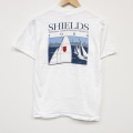 ヘインズ 80s 半袖Tシャツ ヨット ホワイト メンズM相当 | 古着