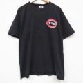 マジェスティック 00s 半袖Tシャツ シンシナティレッズ ブラック メンズXL相当 | 古着