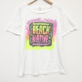 90s 半袖Tシャツ ビーチネイティブ ホワイト メンズL相当 | 古着