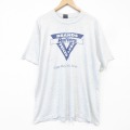 フルーツオブザルーム 90s 半袖Tシャツ ニュージャージー グレー メンズXL相当 | 古着