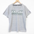 チャンピオン 80s 半袖Tシャツ ミシガンカレッジ グレー メンズL相当 | 古着
