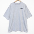 アディダス 00s 半袖Tシャツ ワンポイントロゴ グレー メンズXL相当 | 古着