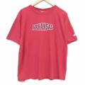 アディダス 00s 半袖Tシャツ アーカンソー レッド メンズL相当 | 古着