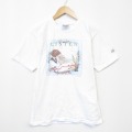オニータ 90s 半袖Tシャツ メアリーエンゲルブライト ホワイト メンズXL相当 | 古着