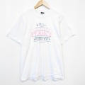 スクリーンスターズ 80s 半袖Tシャツ PEARCE ホワイト メンズL相当 | 古着