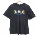 半袖Tシャツ カエル ブラック メンズL相当 | 古着