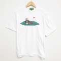 XL★古着 グランドスラム 半袖 ビンテージ Tシャツ メンズ 80年代 80s コットン クルーネック USA製 ホワイト【spe】 26jun26