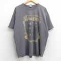 XL★古着 半袖 ビンテージ ロック バンド Tシャツ メンズ 00年代 00s ラスカルフラッツ 大きいサイズ コットン クルーネック 濃グレー 25aug05 中古