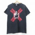 L★古着 半袖 ビンテージ ロック バンド Tシャツ メンズ 00年代 00s ケーシージョーンズ コットン クルーネック 黒 ブラック 25aug20 中古