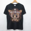 00s 半袖Tシャツ ファイブフィンガーデスパンチプリント ブラック メンズM相当 | 古着