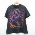 ジミヘンドリックス 00s 半袖Tシャツ ボロ ブラック メンズXL相当 | 古着