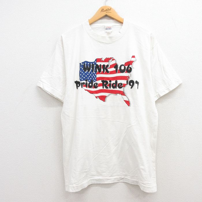 90s 半袖Tシャツ WINK106 ホワイト L | 古着