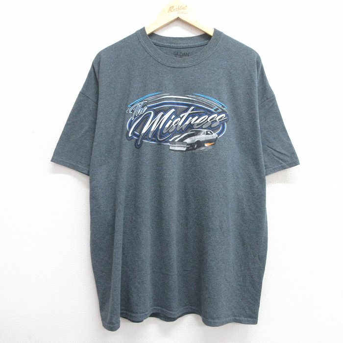 半袖Tシャツ 車 グレー XL | 古着