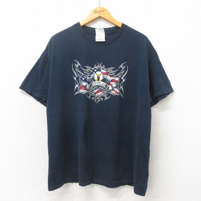00s 半袖Tシャツ 鳥 ブラック XL | 古着