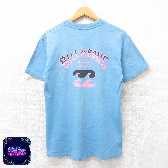 ビラボン 80s 半袖Tシャツ ライトブルー M | 古着