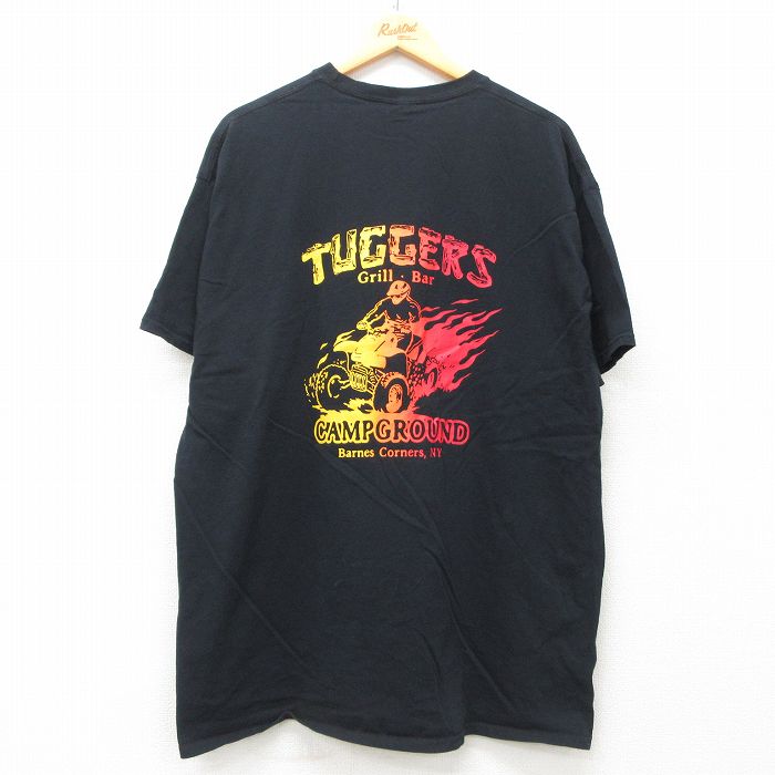 TUGGERS 半袖Tシャツ バイク ブラック XL | 古着