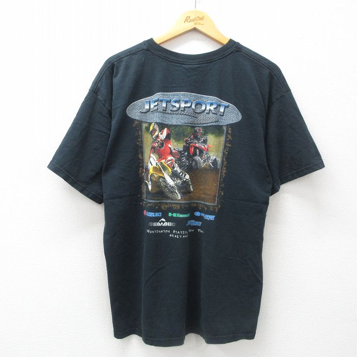 00s 半袖Tシャツ JETSPORT ブラック XL | 古着