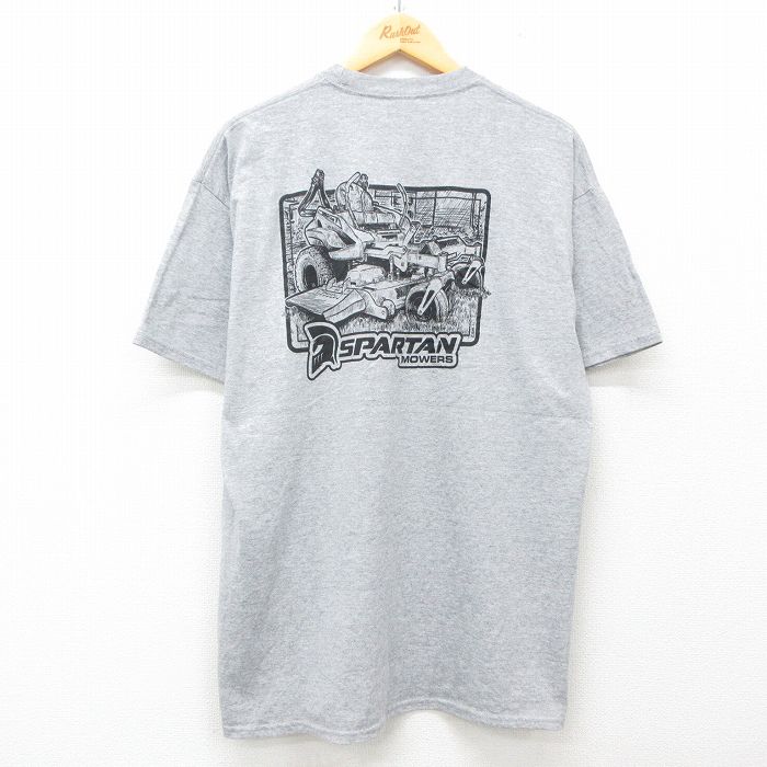 半袖Tシャツ 耕運機 グレー XL | 古着
