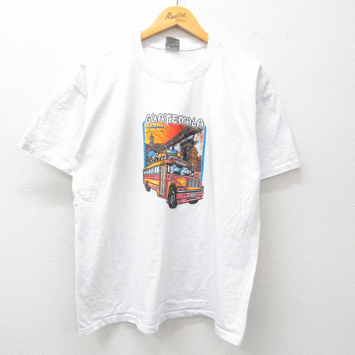 00s 半袖Tシャツ バス ホワイト XL | 古着