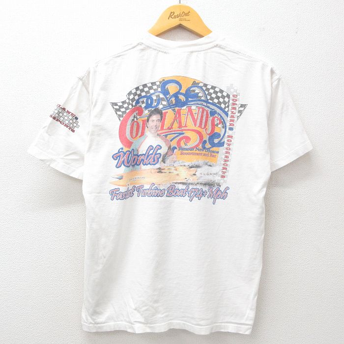00s 半袖Tシャツ ボートレース ホワイト XL | 古着