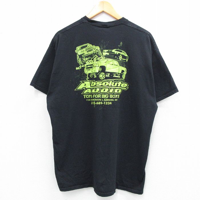 Absolute Audio 半袖Tシャツ 車 ブラック XL | 古着