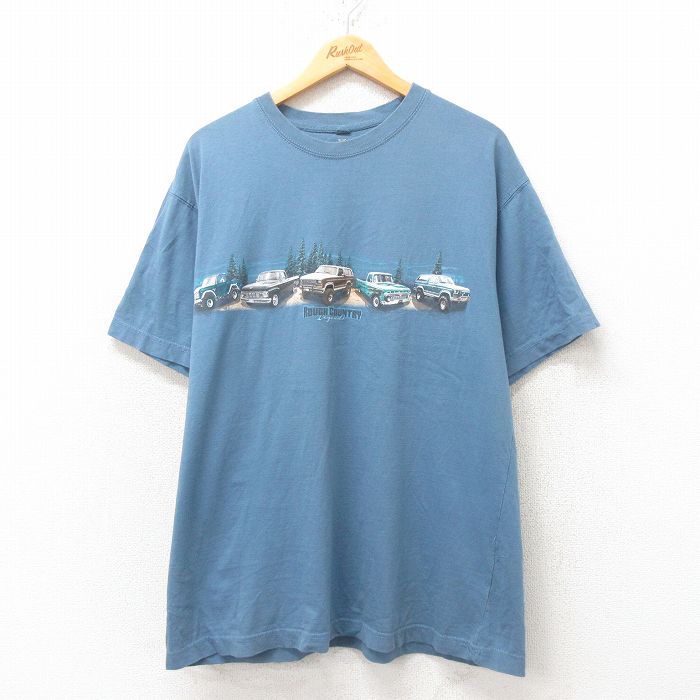 半袖Tシャツ ブロンコ ネイビー XL | 古着