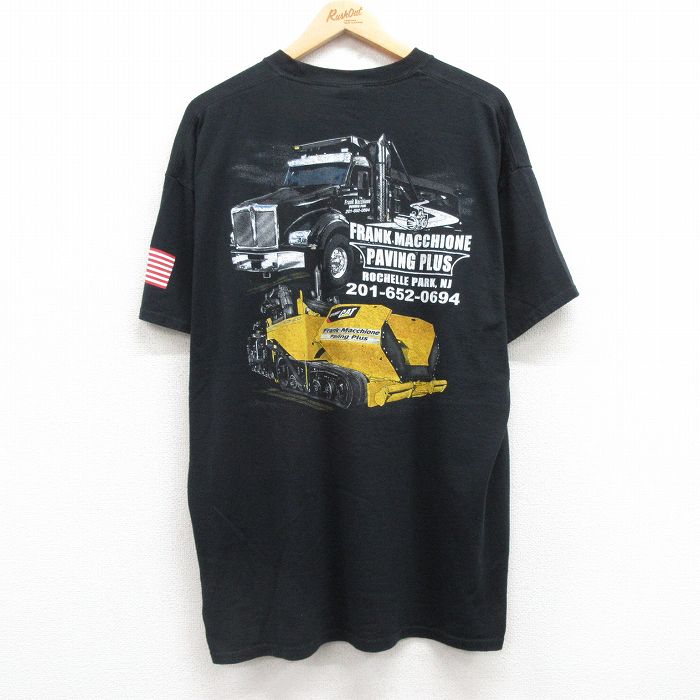 00s 半袖Tシャツ トラック ブラック XL | 古着
