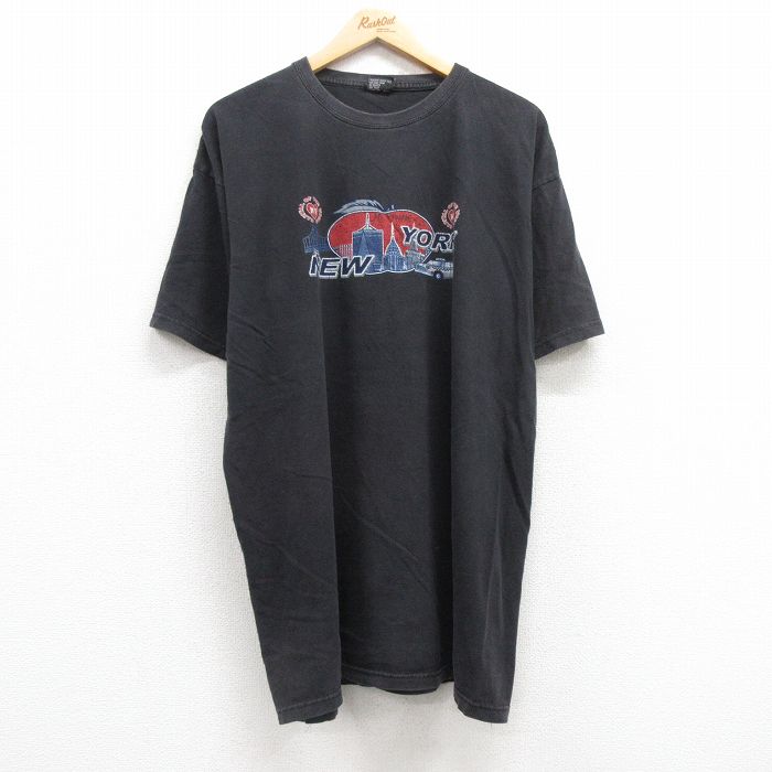 00s 半袖Tシャツ タクシーニューヨーク ブラック XL | 古着