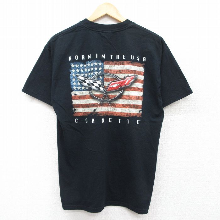 シボレー コルベット 00s 半袖Tシャツ ブラック M | 古着