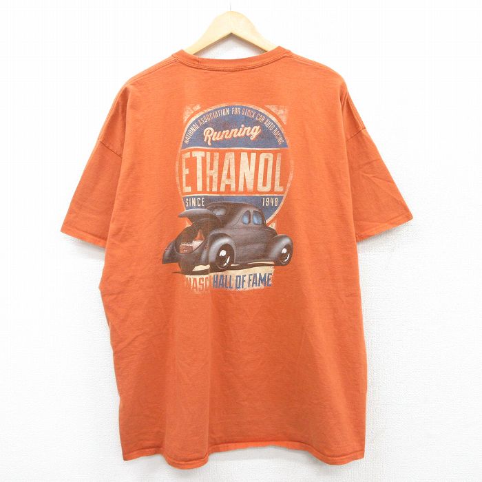 NASCAR ETHANOL 半袖Tシャツ オレンジ XL | 古着