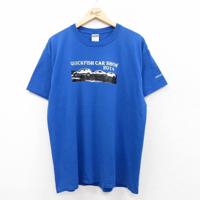 半袖Tシャツ QUICKFISH CAR SHOWスタッフ XL | 古着