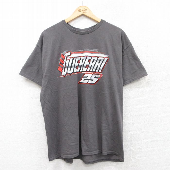 半袖Tシャツ レーシングカー グレー XL | 古着