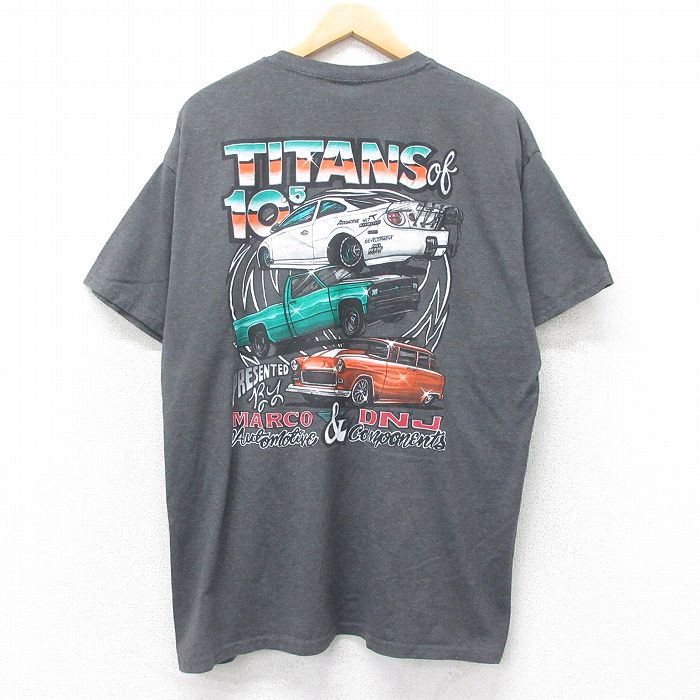 半袖Tシャツ TITANS OF 10.5 グレー XL | 古着