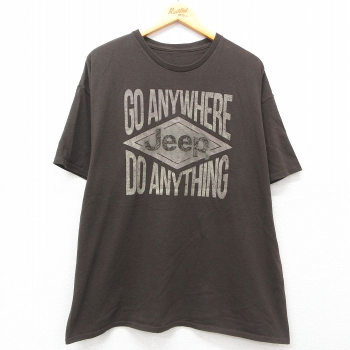 ジープ 半袖Tシャツ ブラウン XL | 古着