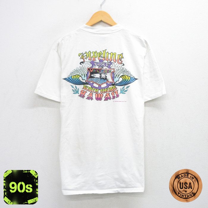 リー 90s 半袖Tシャツ サーフィン ホワイト L | 古着