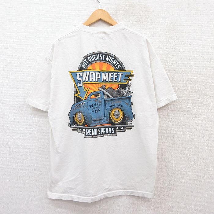 半袖Tシャツ 車 ホワイト XL | 古着