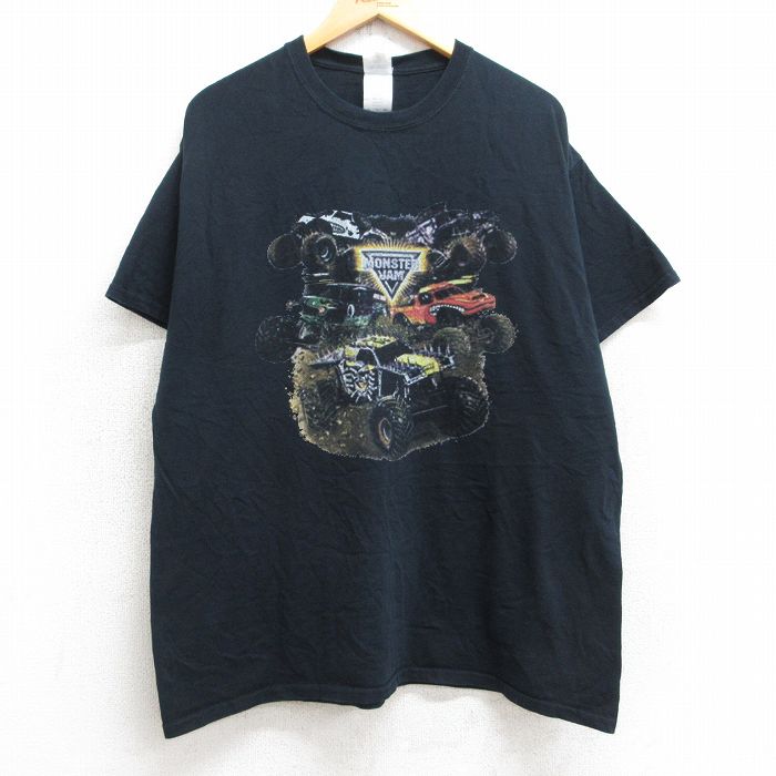 【50%OFF】Monster Jam 半袖Tシャツ 車 ブラック XL | 古着