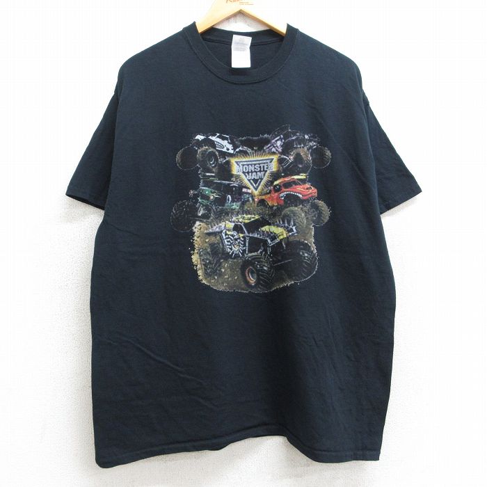 【50%OFF】Monster Jam 半袖Tシャツ 車 ブラック XL | 古着