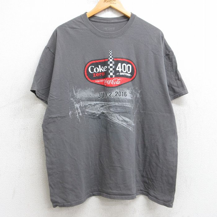 半袖Tシャツ NASCARコカコーラ グレー XL | 古着