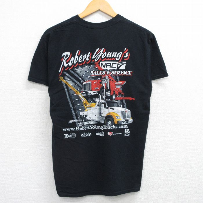 00s 半袖Tシャツ トラック ブラック M | 古着