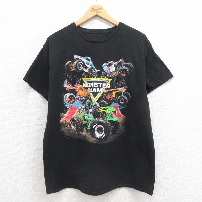 【50%OFF】半袖Tシャツ モンスタージャム ブラック L | 古着