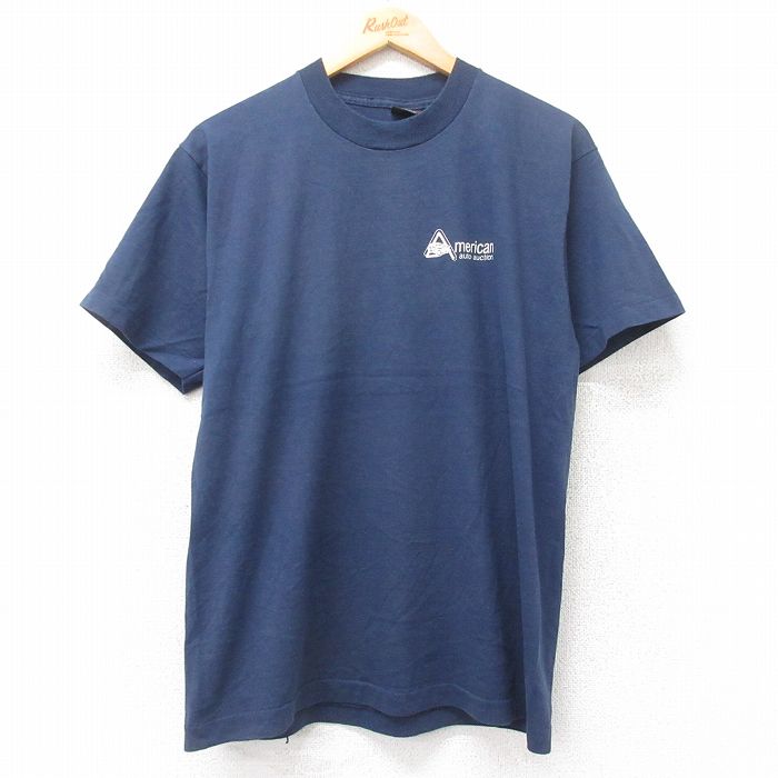 【50%OFF】スクリーンスターズ 80s 半袖Tシャツ American auto action ネイビー L | 古着