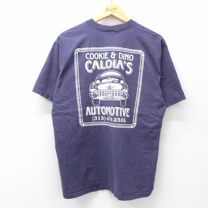 フルーツオブザルーム 00s 半袖Tシャツ CALOIAS ネイビー メンズL相当 | 古着