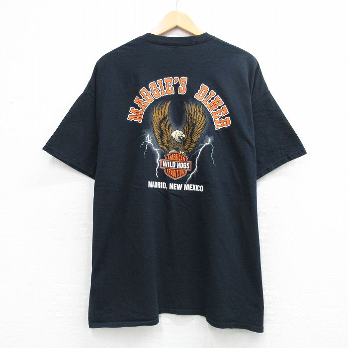 00s 半袖Tシャツ WILD HOGS ブラック メンズXL相当 | 古着